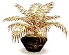 golden plant n vase