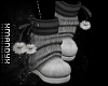 xMx:Fluffy Grey Boots