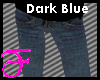 [F] DarkBlue Denim Jeans