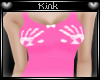 -k- Pink Hands-On Tank