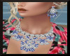 sapphire necklace earrin
