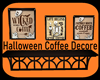 Halloween Coffee Decore