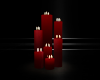 DARK RED CANDLES