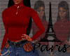 Paris | Red Sweater