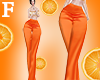 ORANGE Satin Pants [F]