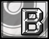 Silver Letter B