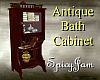 Antq 1900 Bath Cabinet