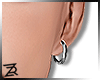!R Hoop Earrings