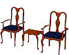 table & chairs royalblue