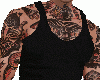 Black Tank Shirt +Tattoo
