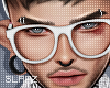 !!S Glasses White