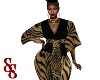 Gold Zebra Kimono