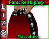 Pants red hiphop mascu