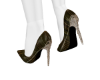 ๔ Plaid Classic Heels