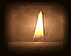 animated lit candle