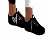 Black/White Heart Shoes