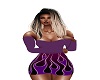 Pink & Purp Flame Dress