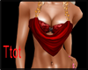 Royal Red Scarf Top