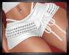 LS~STUD SHORTS WHT