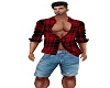 ASL Red Plaid Shirt Male