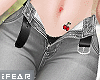 ♛iZa Gray Open Jeans