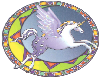 Stained Glass Pegasus