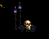 Halloween Skull N Candle