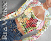 Pansies Keyhole Sweater