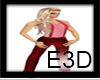 E3D- Red suspender Top