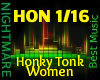 L- HONKY TONK WOMEN