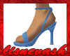 (L) Blue Denim Sandals