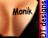 Name Monik on breast