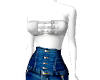 Short mini jean outfit