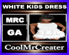WHITE KIDS DRESS