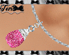 Pink Teardrop Jewel Set