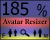Any Avatar Size,185%