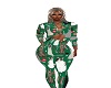 green Christmas outfit
