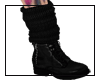 Boots with socks-black