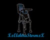 40% midnight high chair