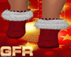 red x-mas boots