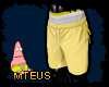 運 yellow shorts