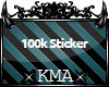 100k sticker