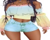 {LS} Spring Blue Shorts