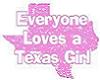 Texas girl sticker