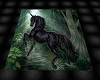 Black Unicorn Rug 3