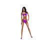 Purple Bikini & FlipFlop