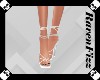 White Wrap Around Heels