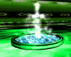 Green animated fountain