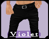 (V)Black Suit Pants