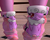 Flaaffy Pink Booties